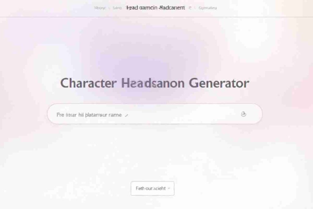 Character Headcanon Generator
