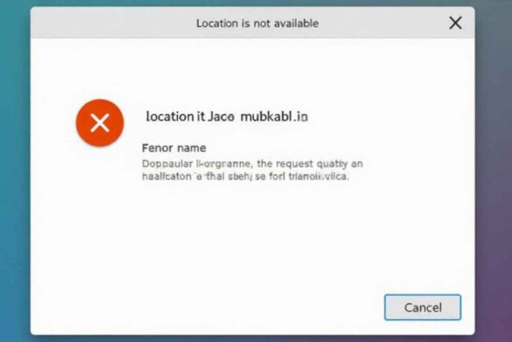 The Request Failed Due to a Fatal Device Hardware Error