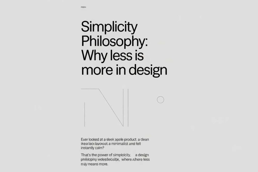 Simpicty Philosophy
